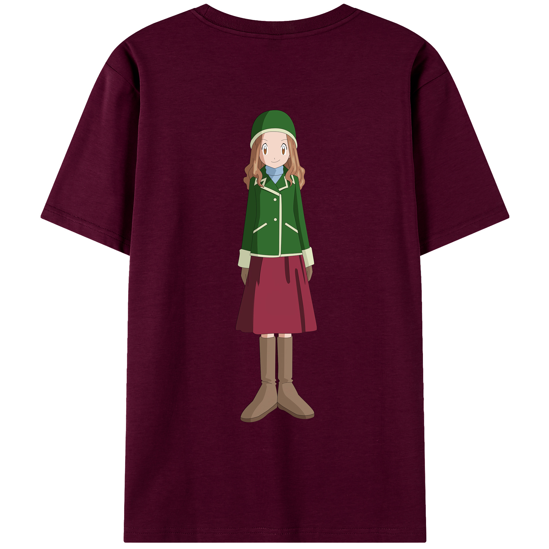 （画像用） Digimon デジタルモンスター/デジモン レディース半袖Tシャツ(バックプリント)